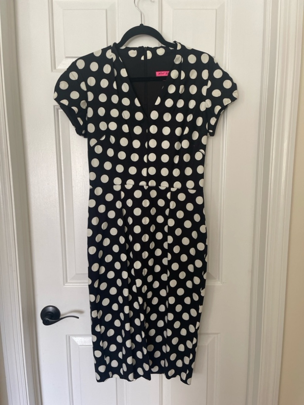 Betsey Johnson Black & White Polka Dot Dress